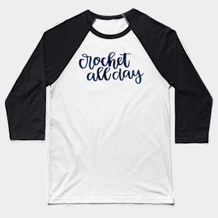 Crochet All Day Baseball T-Shirt